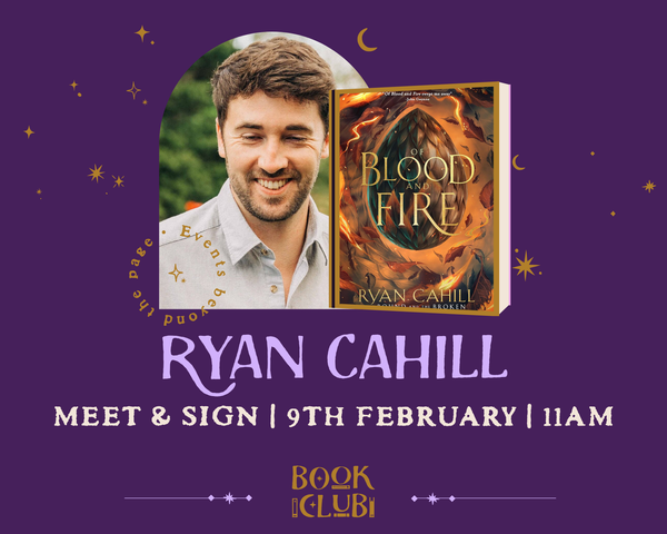 Author signing - Of Blood and Fire