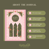 Romantasy Reading Journal – Literary 50 Book Review Notebook