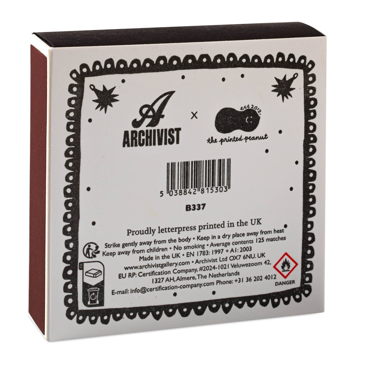 Black Miracle | Square - Safety Matches