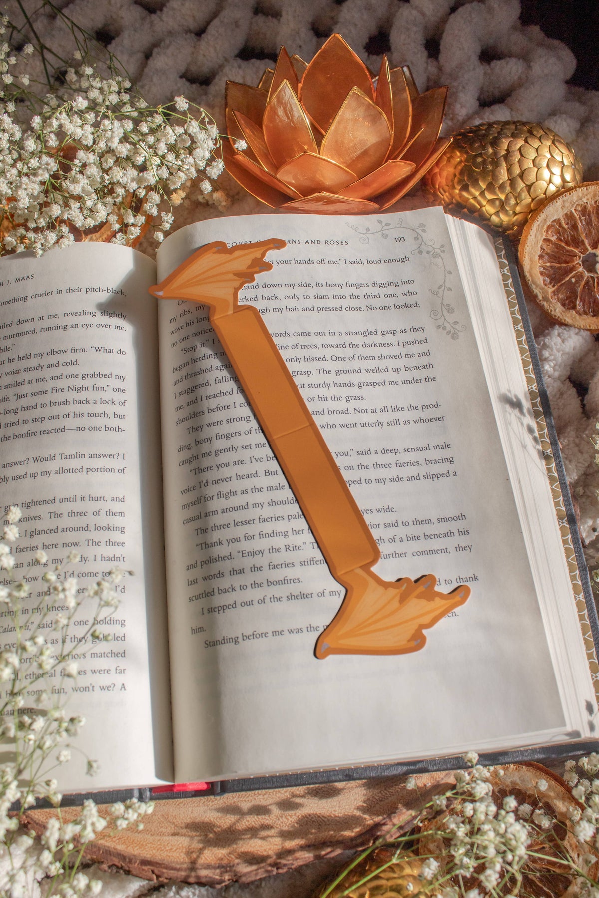 3D Dragon Wings Bookmark