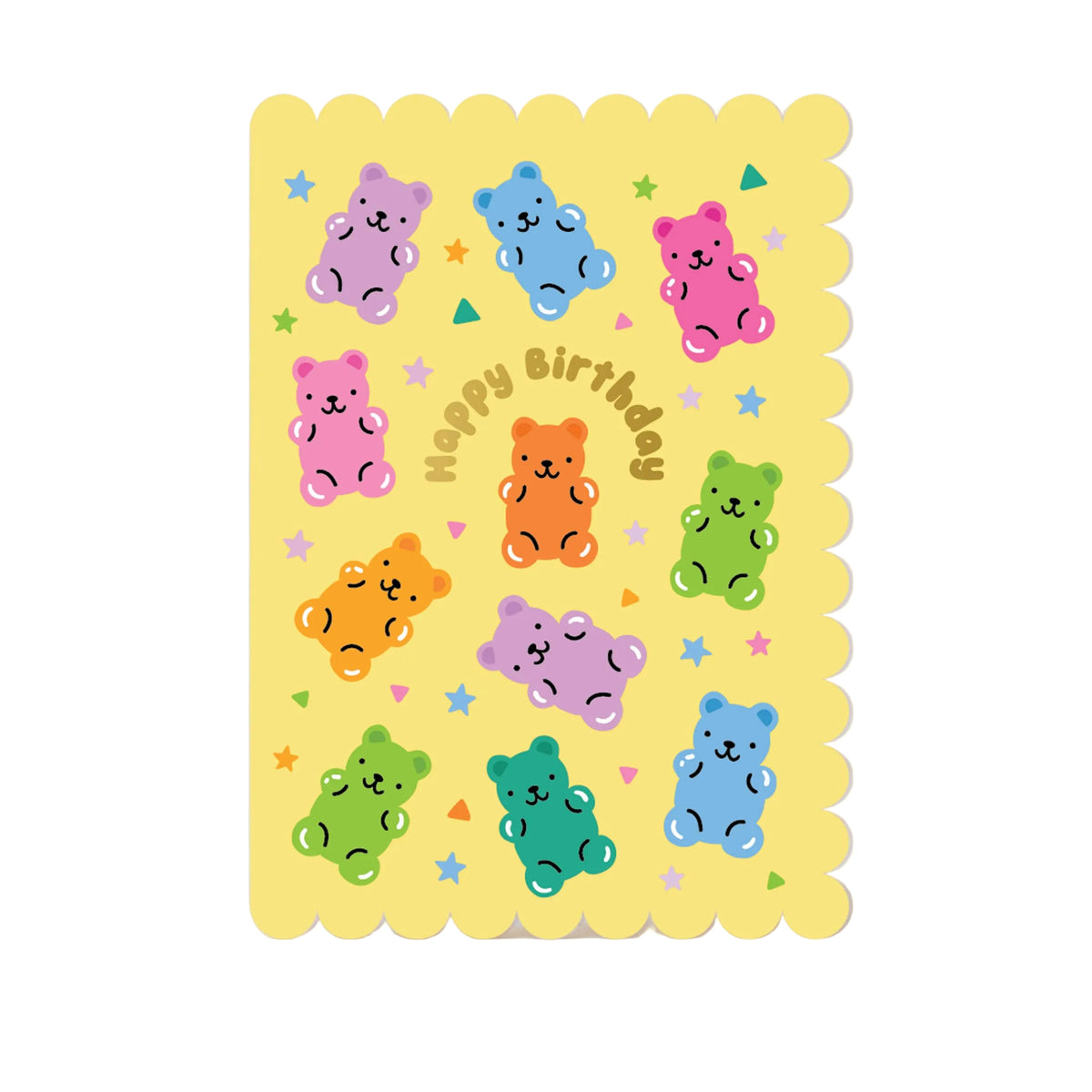 Cute Gummy Bear Children's Birthday Card