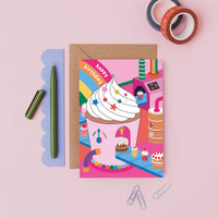 Birthday cake Card