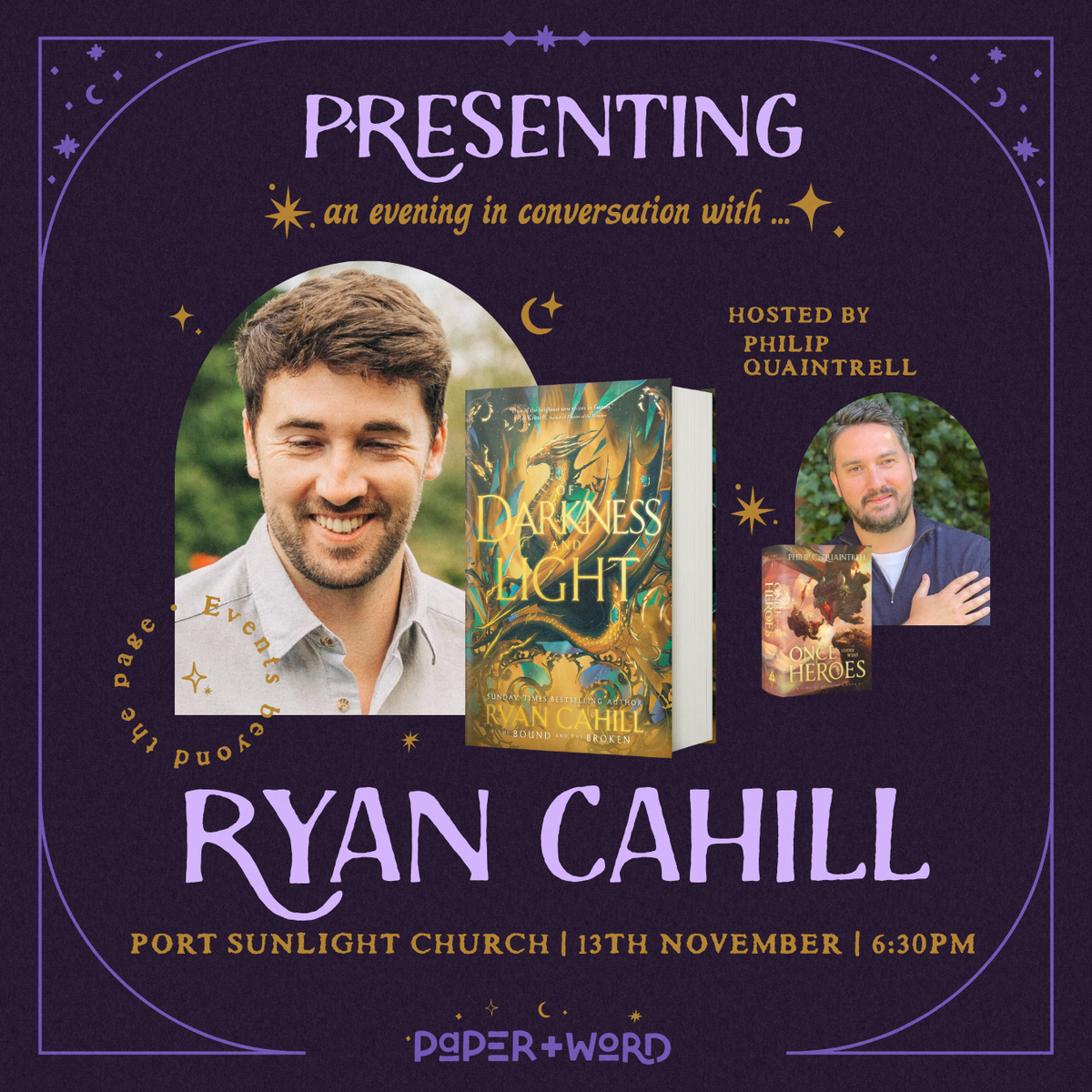 Ryan Cahill - Of Darkness and Light event