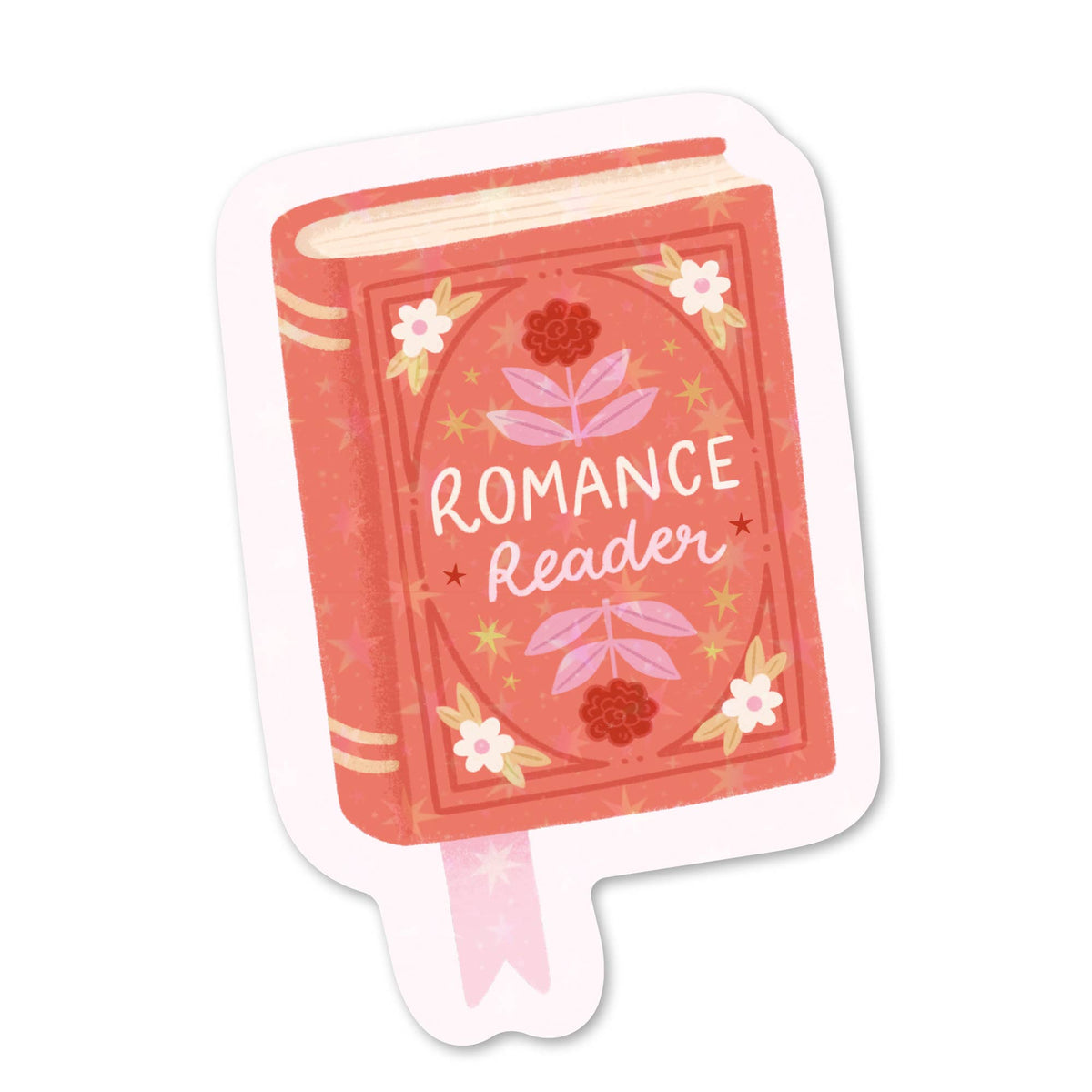 Romance Reader Holographic Vinyl Sticker - Book Sticker