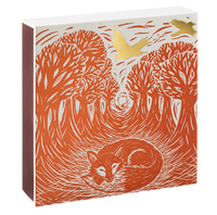 Woodland Fox | Square - Safety Matches