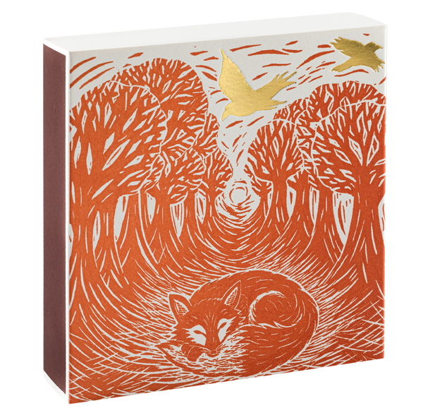 Woodland Fox | Square - Safety Matches