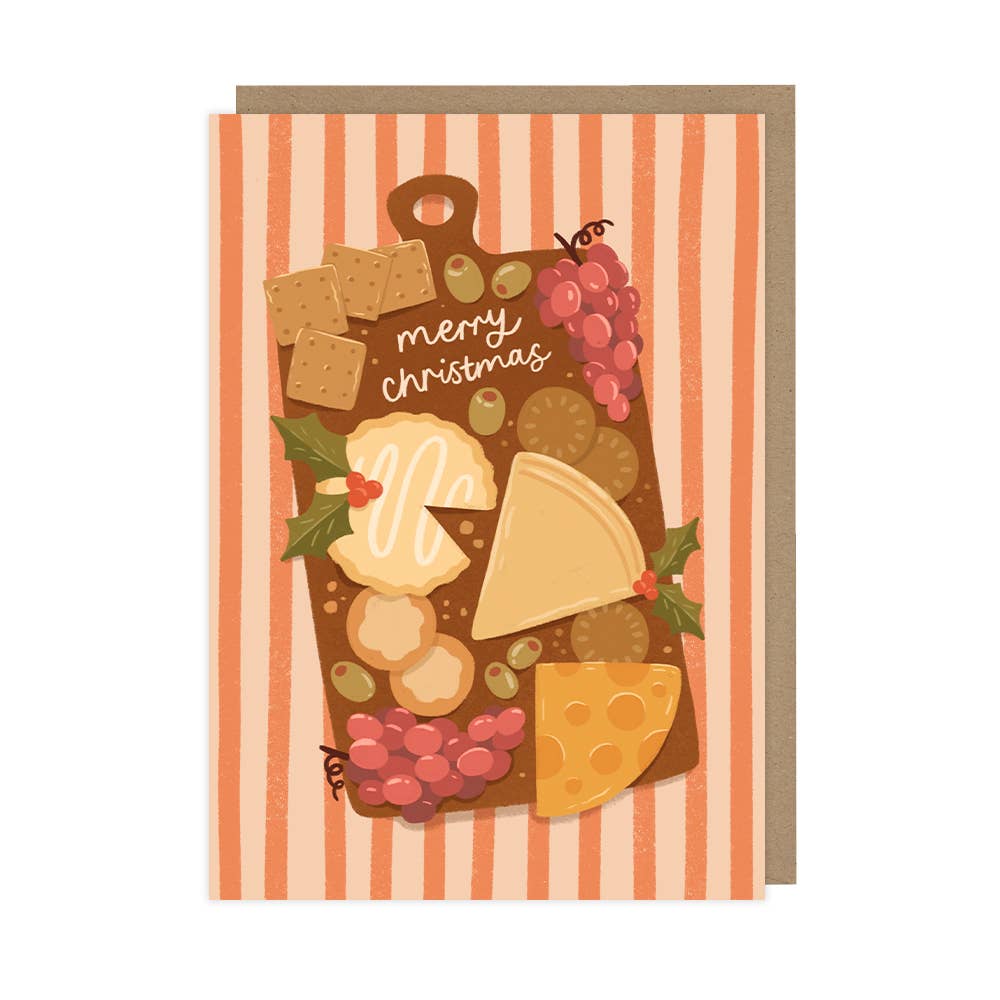 Christmas Card – Festive Cheese Board & Charcuterie Design
