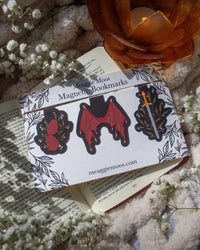 Dragons Magnetic Bookmarks set