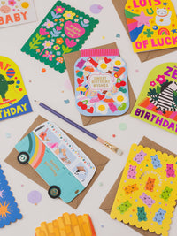Balloon Parade Kids Birthday Card | Animal Birthday Card