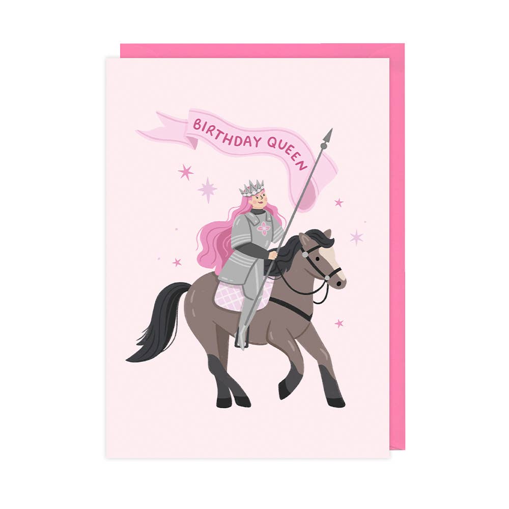 Birthday Queen Card - Feminist Greetings Card