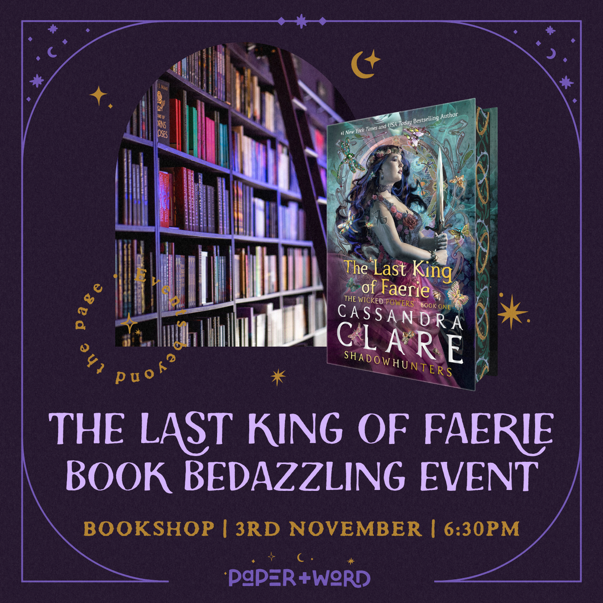 The Last King of Faerie - Book bedazzling event