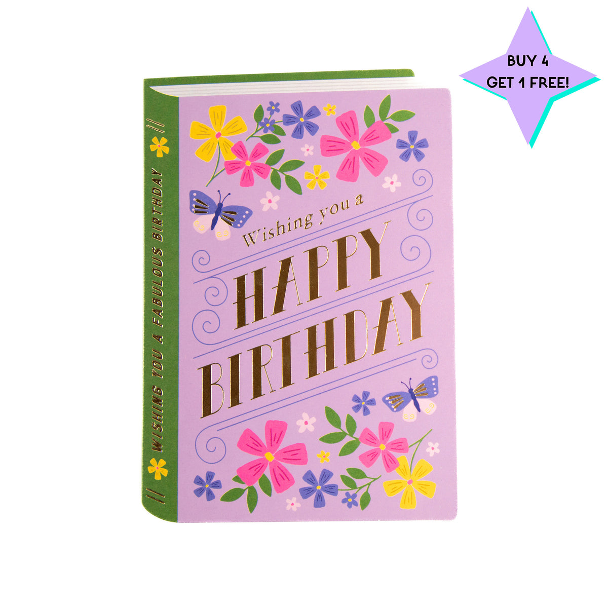 Floral birthday card