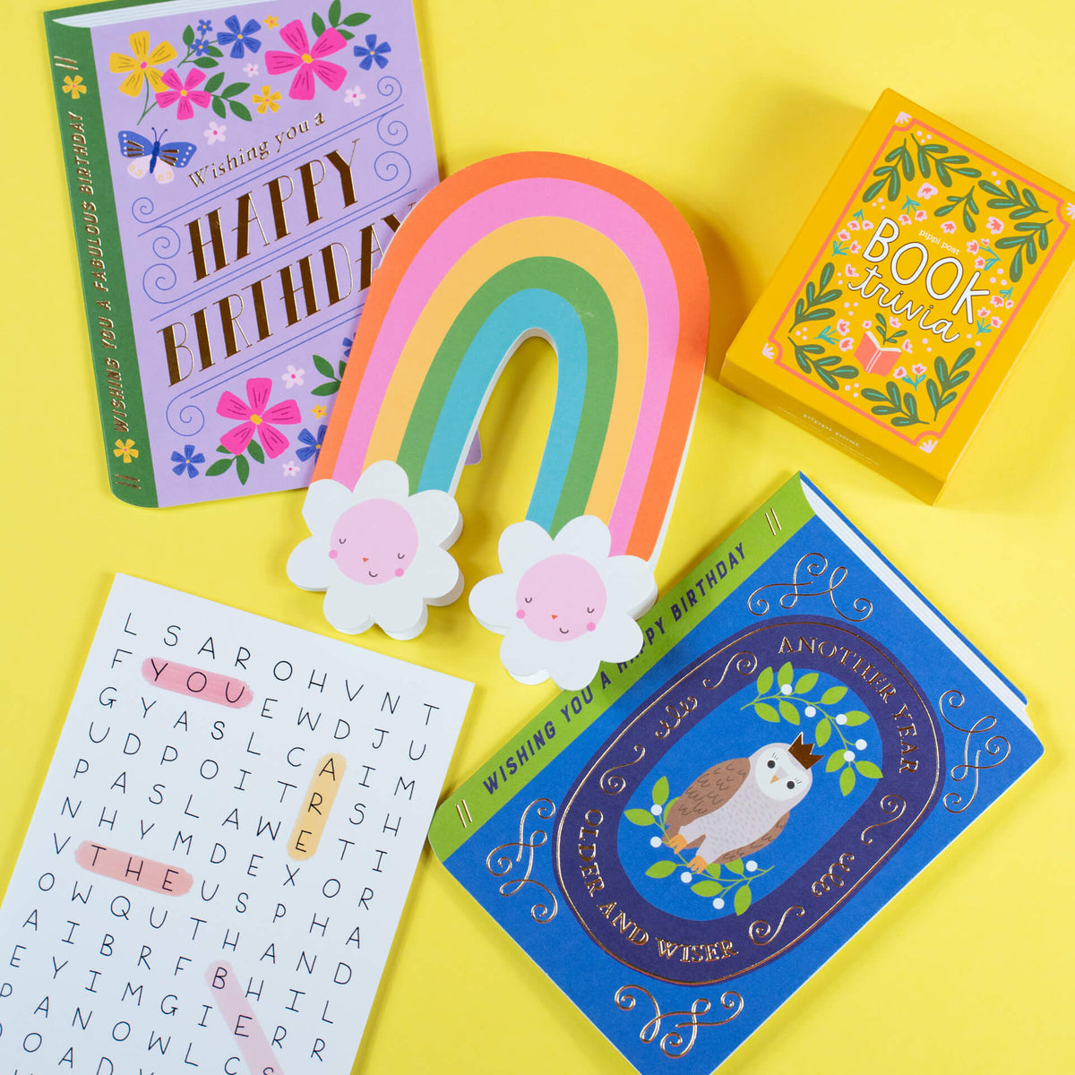 Rainbow greetings card