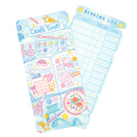 Craft Time Reading Log Bookmark