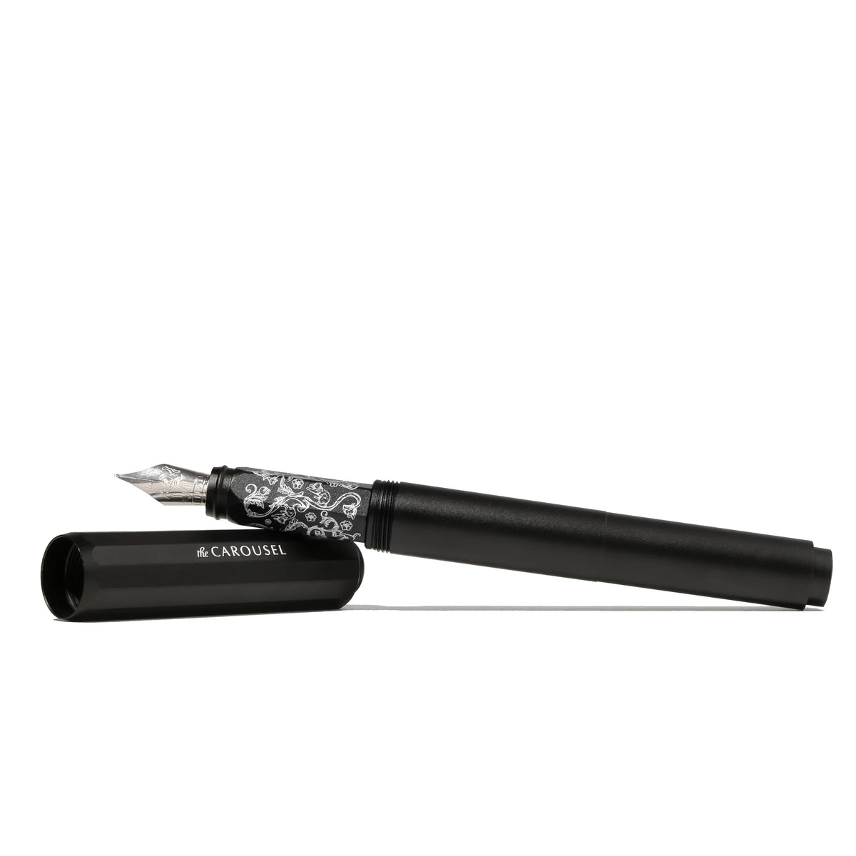 Aluminium Carousel Fountain Pen - Bearrington Black