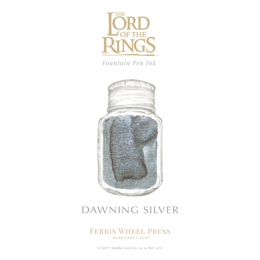Fountain Pen Ink | Warner Bros. | The Lord of the Rings | Dawning Silver