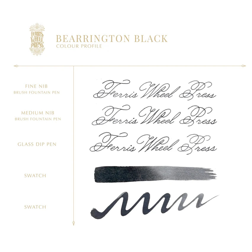 Fountain Pen Ink | Bearrington Black