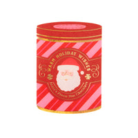 Santa's hot chocolate tin Christmas card